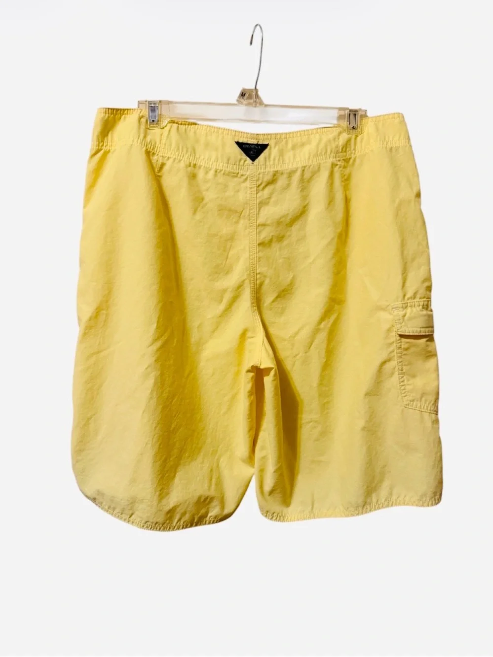 O’Neill VTG Pale Yellow Men's Boardshorts with Velcro White Drawstring Shorts⭐️